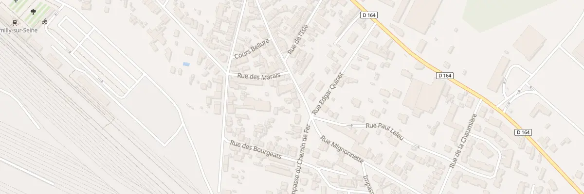 Plan du 28 Rue Mignonnette à Romilly-sur-Seine