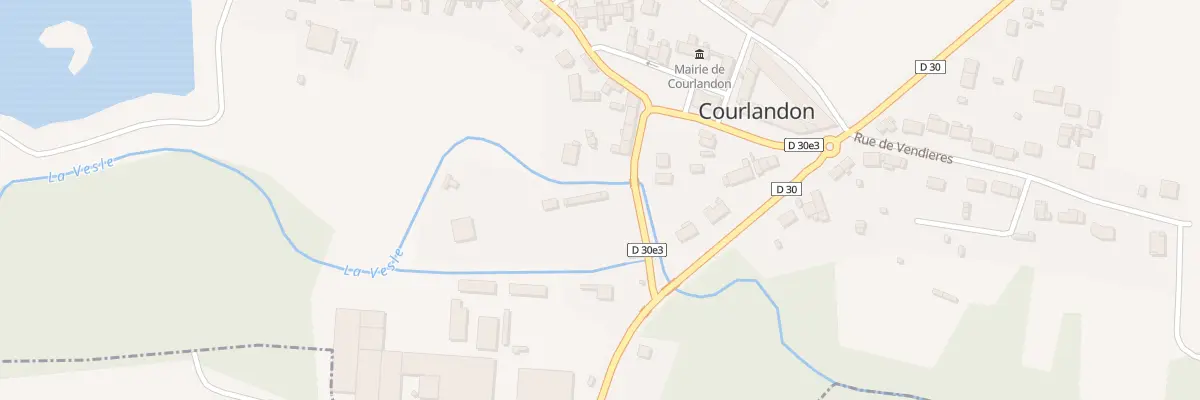 Plan du 9 Rue du Moulin à Courlandon