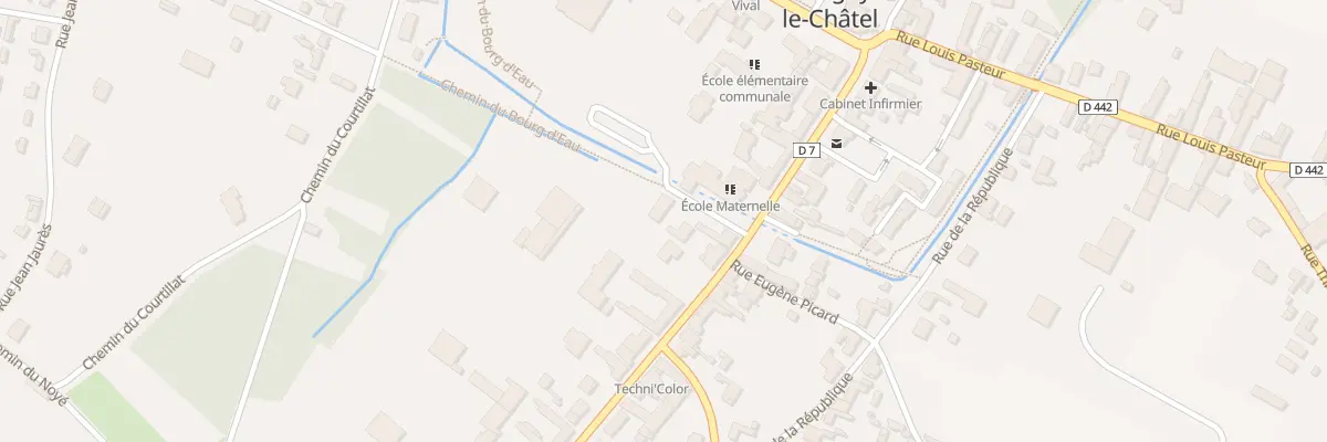 Plan du 8 Le Courtillat à Marigny-le-Châtel