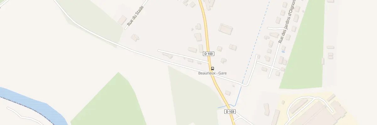 Plan du 3 Rue de la Gare à Beaurieux