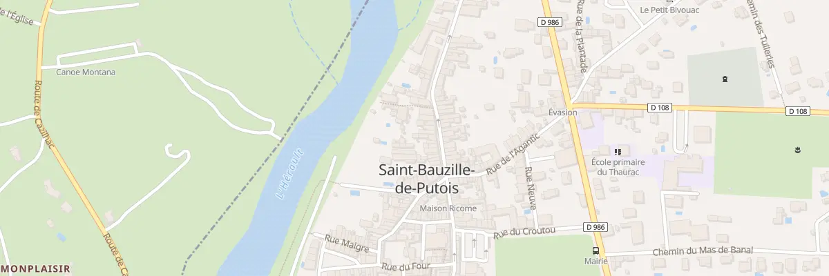 Plan du 342B Gr Grand Rue à Saint-Bauzille-de-Putois