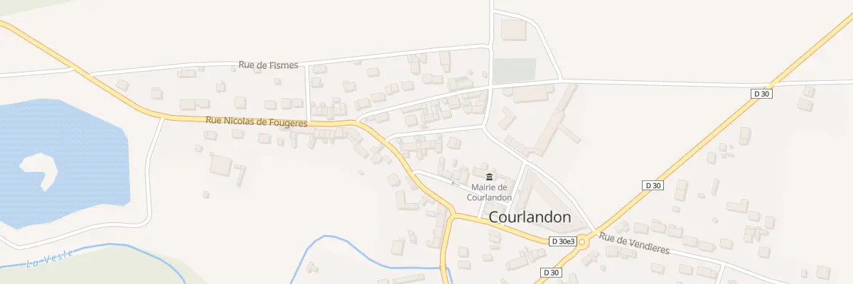 Plan du 7 Rue Grande Rue à Courlandon