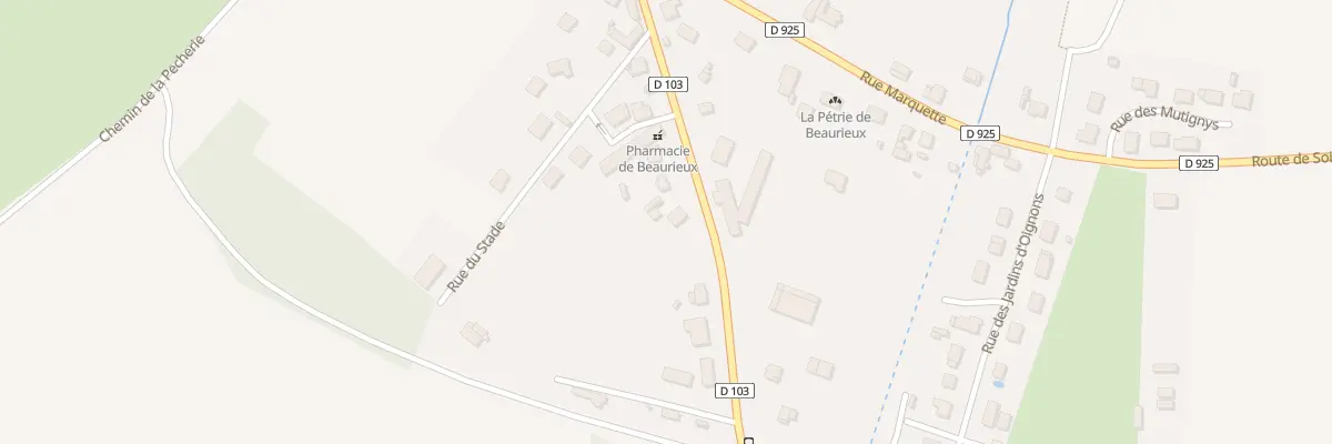 Plan du 5014 Rue Ernest Rousselot à Beaurieux