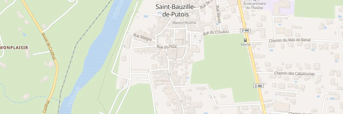 Plan du 570 Gr Grand Rue à Saint-Bauzille-de-Putois