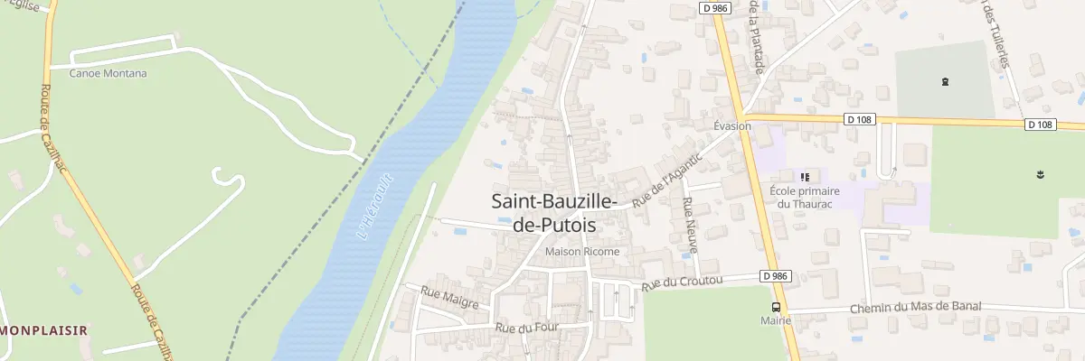 Plan du 354 Gr Grand Rue à Saint-Bauzille-de-Putois