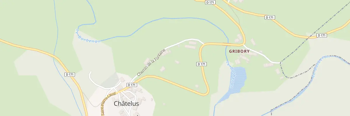 Plan du 5050A La Fontaine à Châtelus