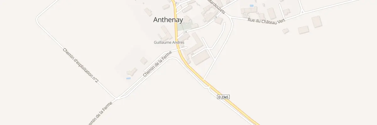 Plan du 2 Rue de la Fontaine à Anthenay