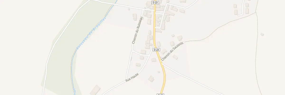 Plan du 54 Rue Haute à Crugny