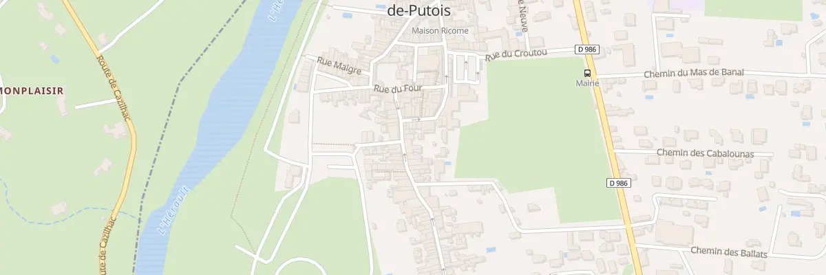 Plan du 601 Gr Grand Rue à Saint-Bauzille-de-Putois