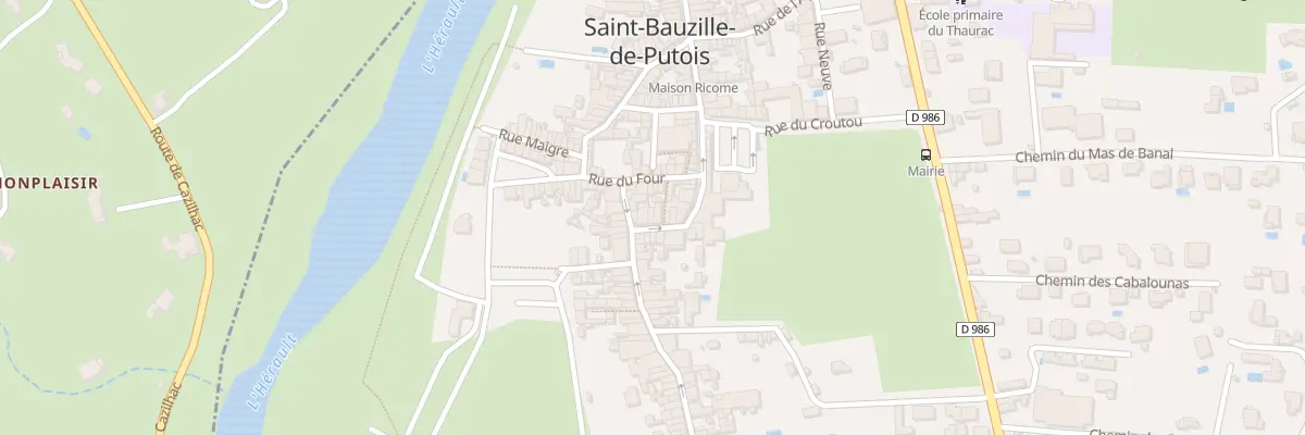Plan du 560 Gr Grand Rue à Saint-Bauzille-de-Putois
