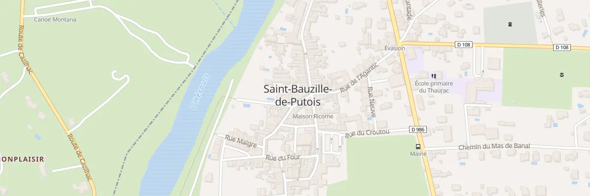 Plan du 32 Rue du Pin à Saint-Bauzille-de-Putois