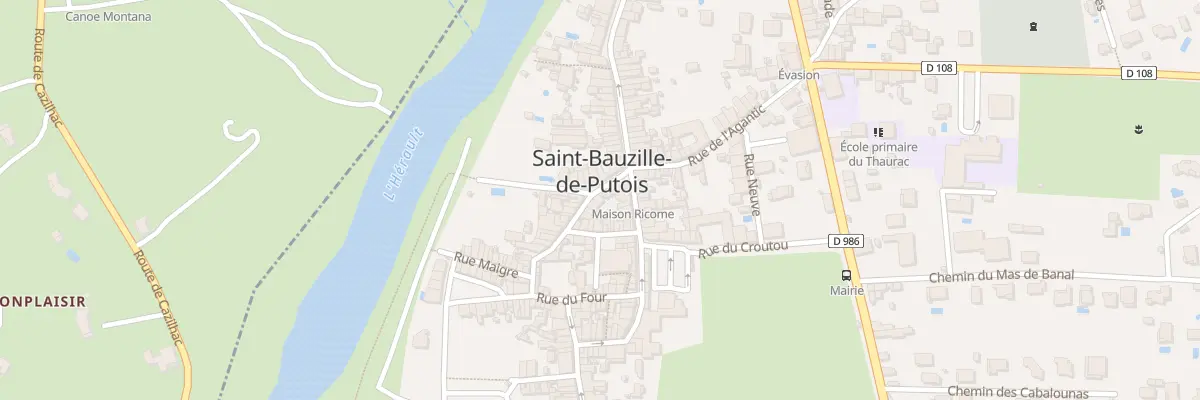 Plan du 35 Rue du Pin à Saint-Bauzille-de-Putois