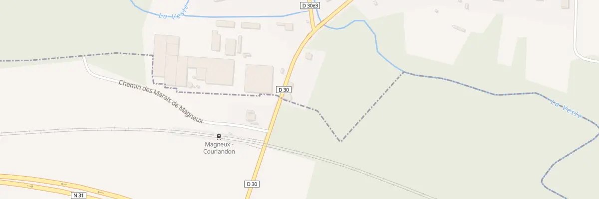 Plan du 2 Rue du Moulin à Courlandon