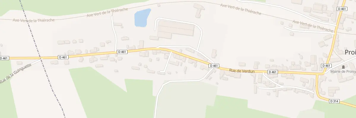 Plan du 55 Rue de Verdun à Proisy