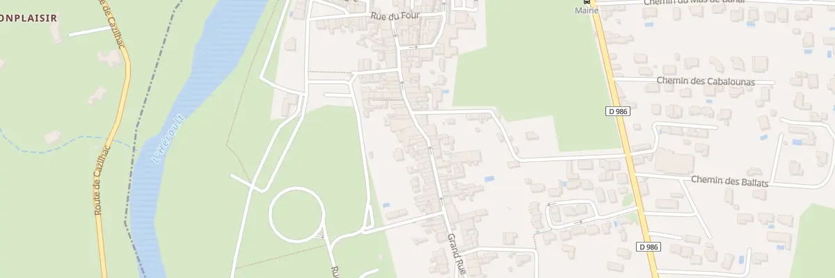 Plan du 6100I Gr Grand Rue à Saint-Bauzille-de-Putois