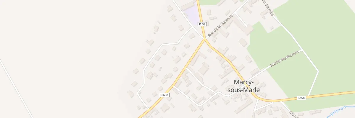 Plan du 8 Rue de la Couture à Marcy-sous-Marle