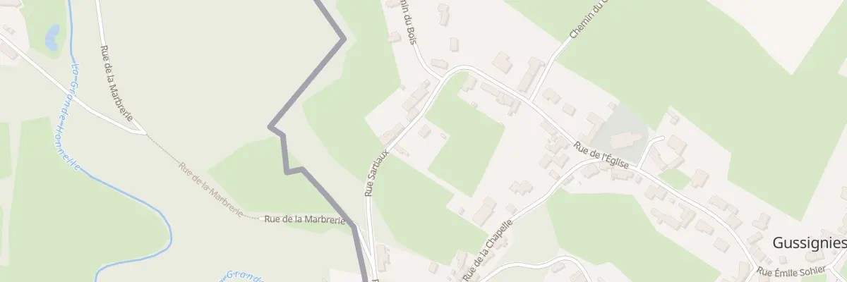 Plan du 1 Rue des Sartiaux à Gussignies