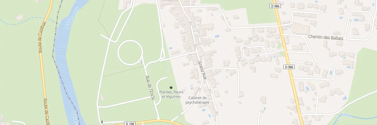 Plan du 126B Gr Grand Rue à Saint-Bauzille-de-Putois