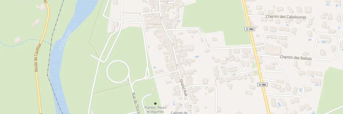 Plan du 752 Gr Grand Rue à Saint-Bauzille-de-Putois