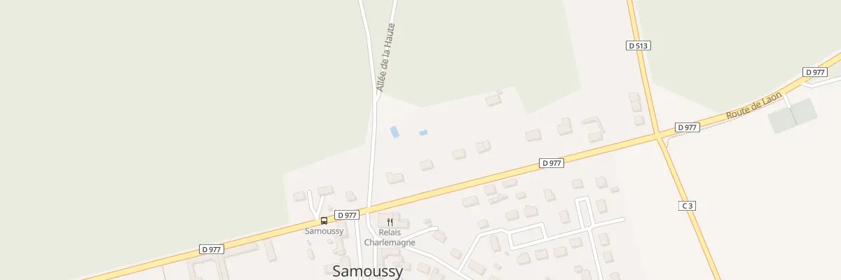Plan du 25 Rte de Laon à Samoussy