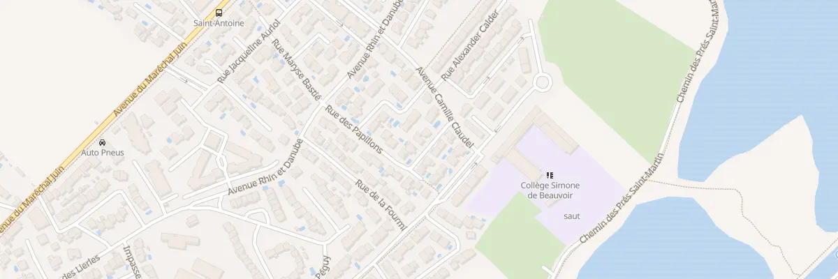 Plan du 15 Rue des Papillons à Frontignan
