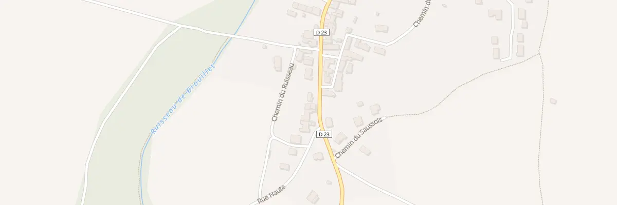 Plan du 50 Rue Haute à Crugny