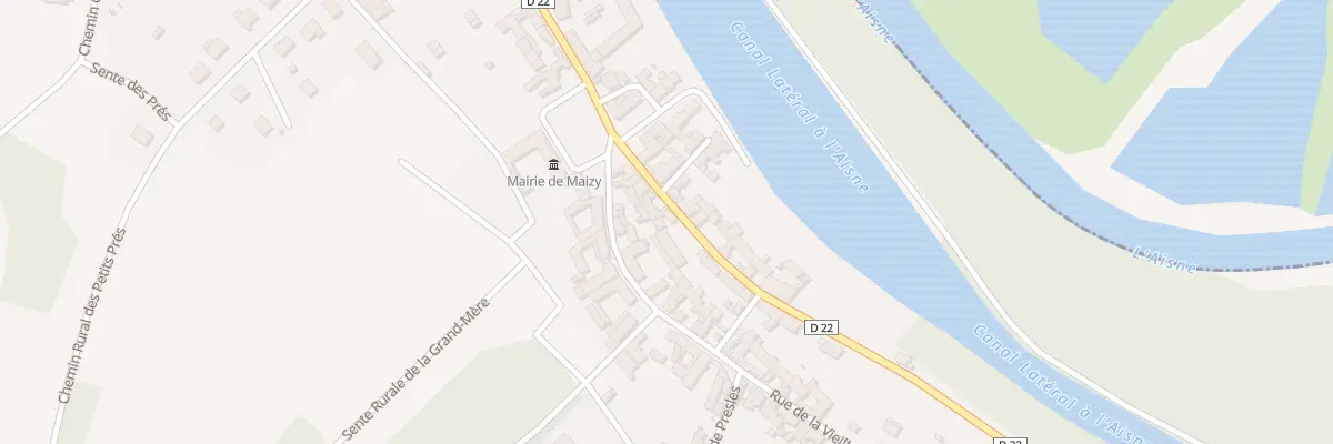 Plan du 6 Rue de la 173e Dba à Maizy