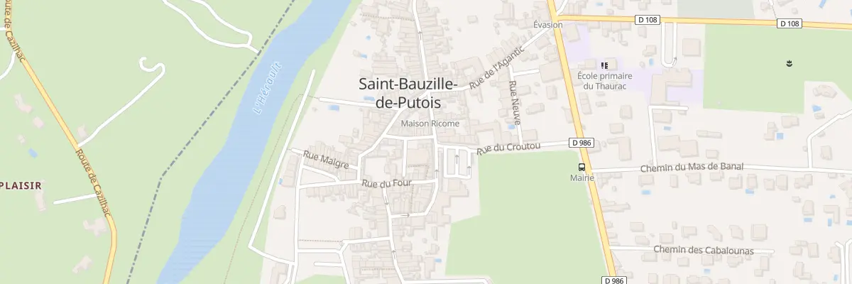 Plan du 444 Gr Grand Rue à Saint-Bauzille-de-Putois