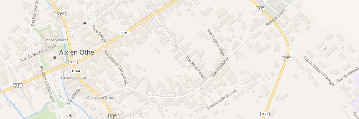 Plan du 7 Rue René Pellerin à Aix-Villemaur-Pâlis