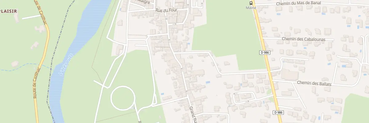Plan du 695 Gr Grand Rue à Saint-Bauzille-de-Putois