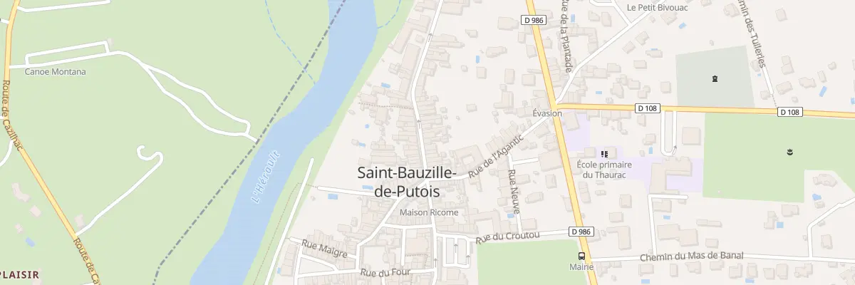 Plan du 345 Gr Grand Rue à Saint-Bauzille-de-Putois