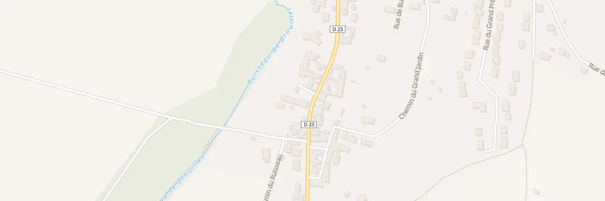 Plan du 44 Rue Haute à Crugny