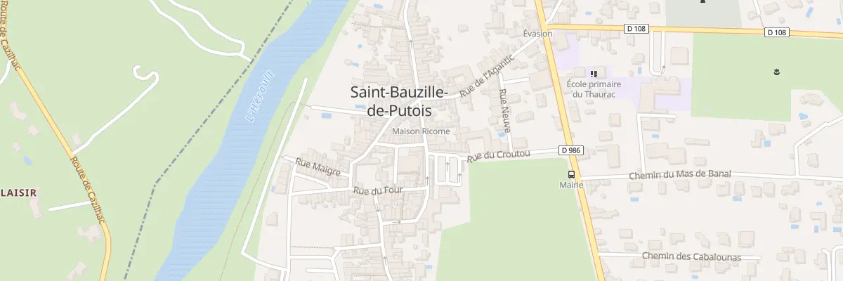 Plan du 434 Gr Grand Rue à Saint-Bauzille-de-Putois