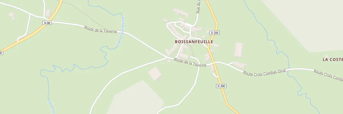 Plan du 5108 Boissanfeuille à Chaudeyrac