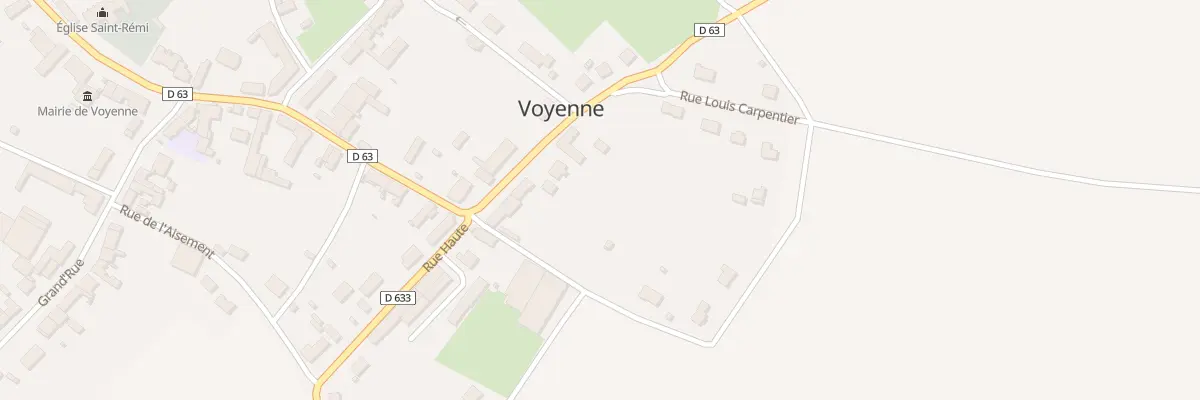 Plan du 10 Rue Haute à Voyenne