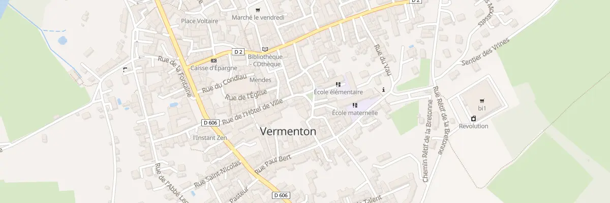 Plan du 9006 Rue Guilbert Latour à Vermenton