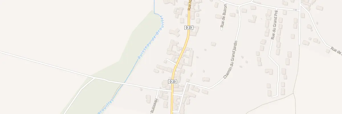 Plan du 42 Rue Haute à Crugny