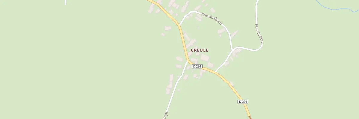 Plan du 7 Rte de Creule à Montaron