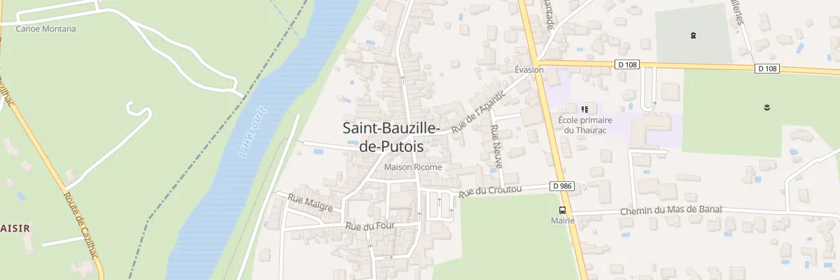 Plan du 397 Grand Rue à Saint-Bauzille-de-Putois