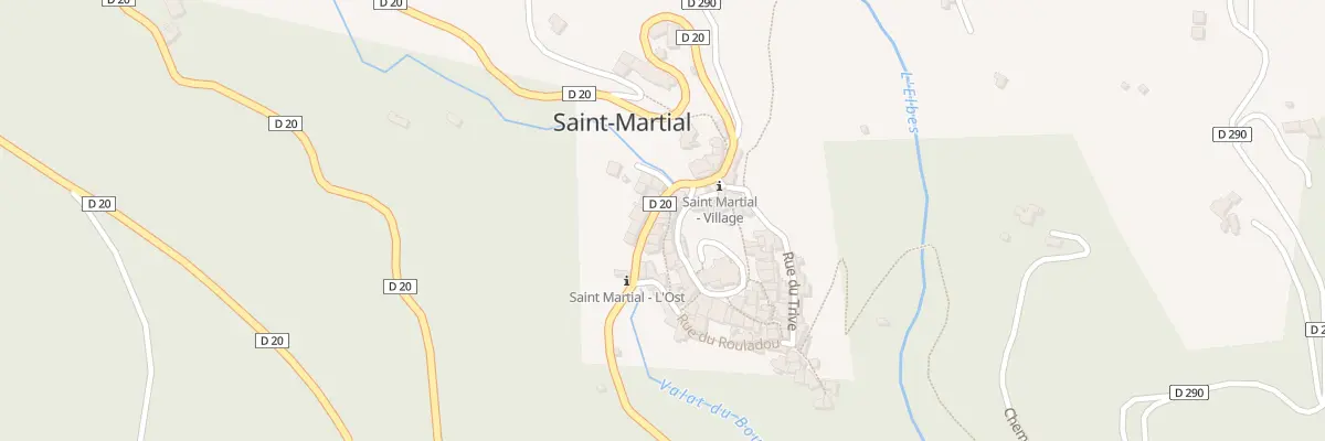 Plan du 3 Rpe du Bourbouquier à Saint-Martial