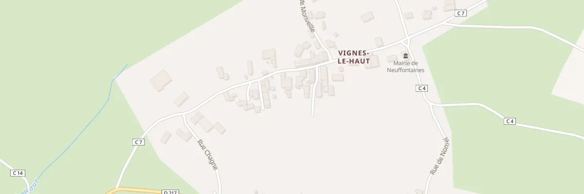 Plan du 10 Rue de Compostelle à Neuffontaines