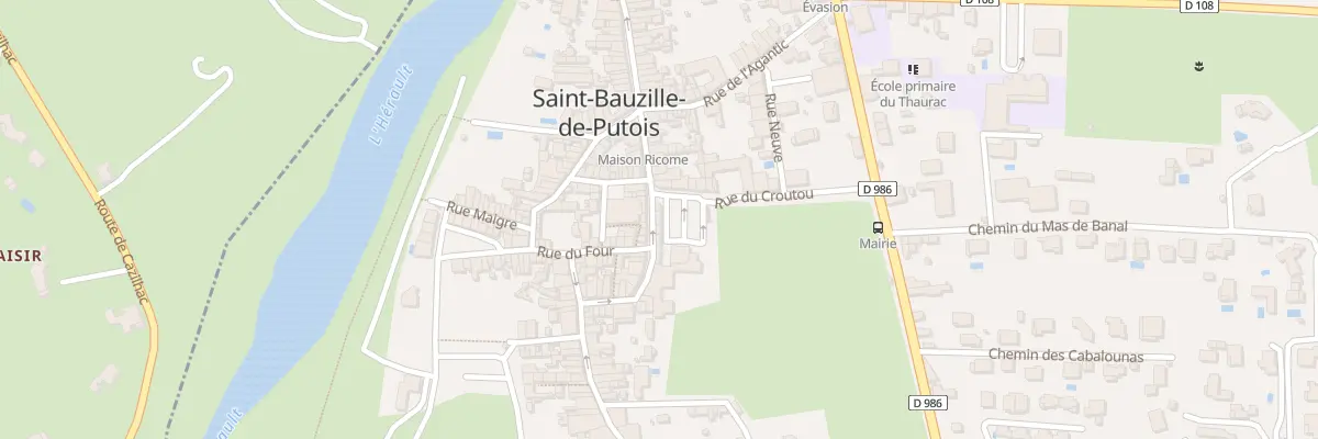Plan du 471 Gr Grand Rue à Saint-Bauzille-de-Putois