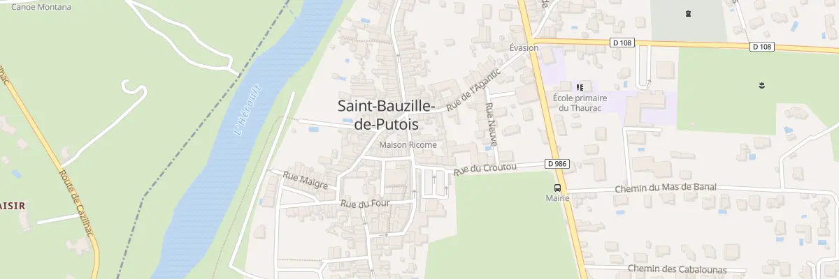 Plan du 421 Gr Grand Rue à Saint-Bauzille-de-Putois