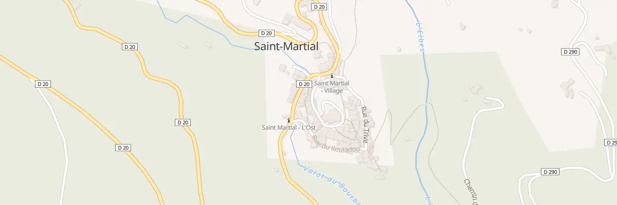 Plan du 5053 Le Village à Saint-Martial