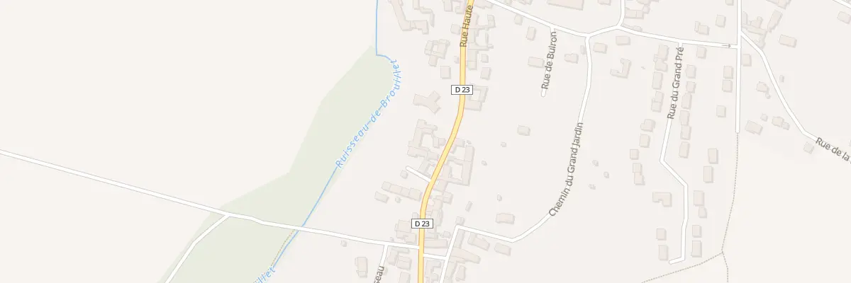 Plan du 36 Rue Haute à Crugny