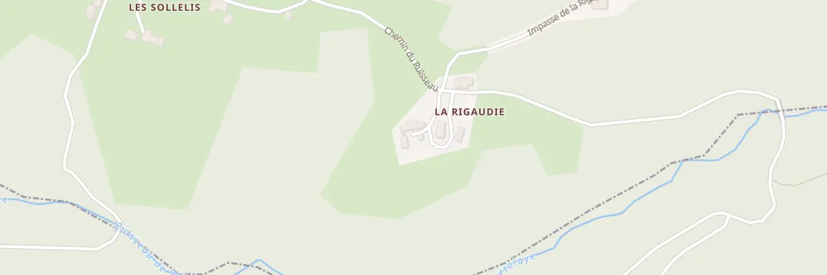 Plan du 5121 La Rigaudie à Saint-Pierre-la-Bourlhonne