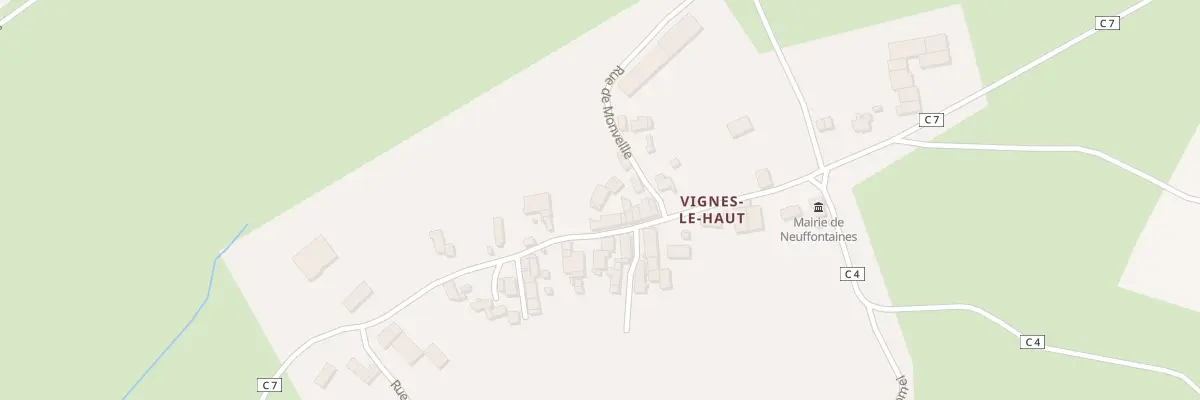 Plan du 60 Vignes Le Haut à Neuffontaines