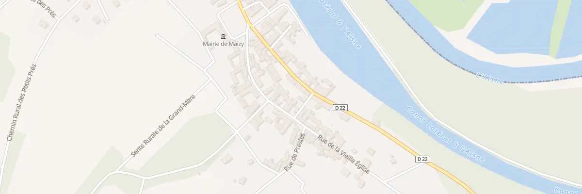 Plan du 15 Rue de la Vieille Eglise à Maizy