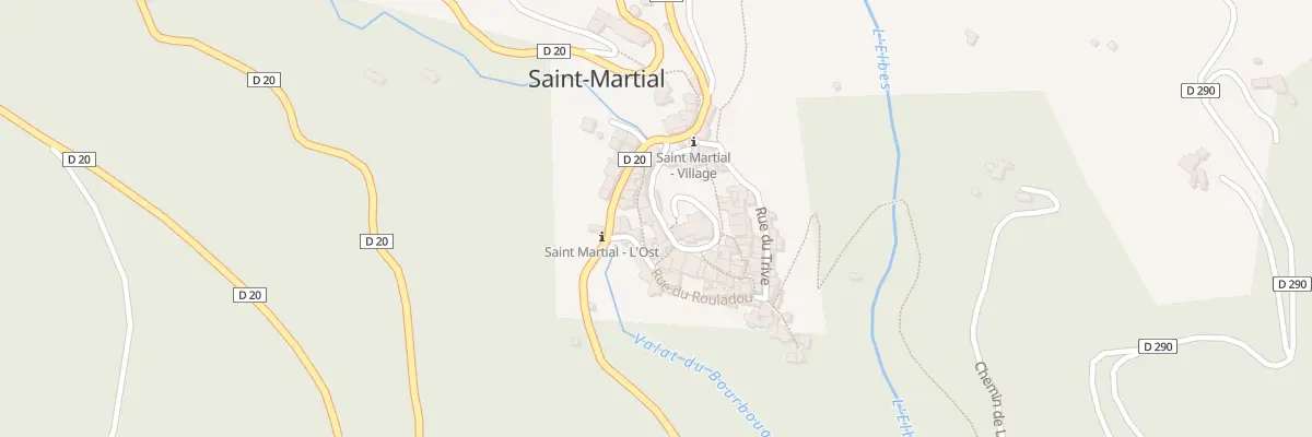 Plan du 5052 Le Village à Saint-Martial