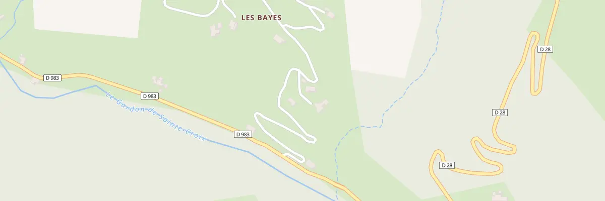 Plan du 5254 La Pauze à Sainte-Croix-Vallée-Française